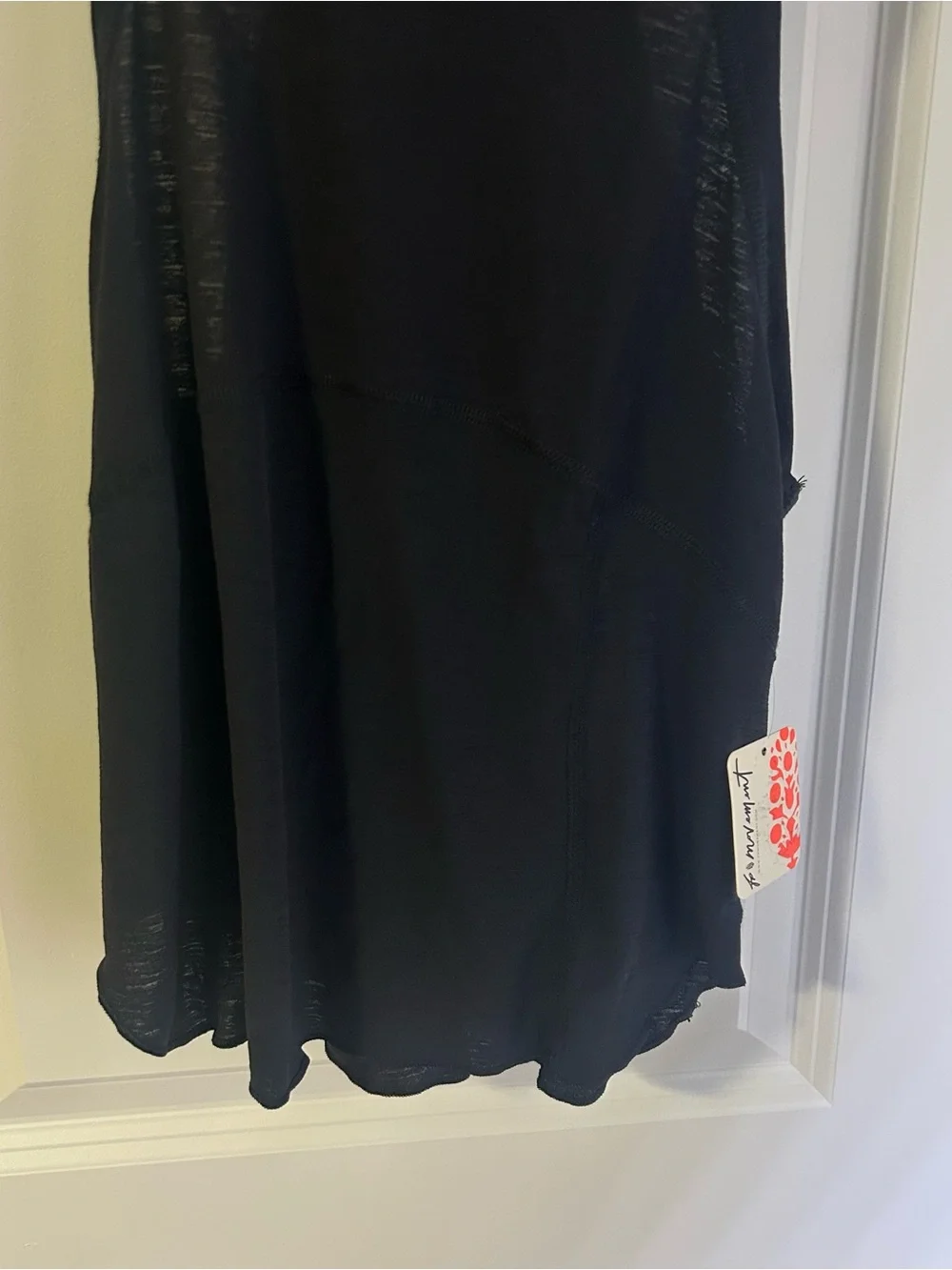 Free People Movement Silver Lining Black Women’s Tempo Tank Top Sz M NWT